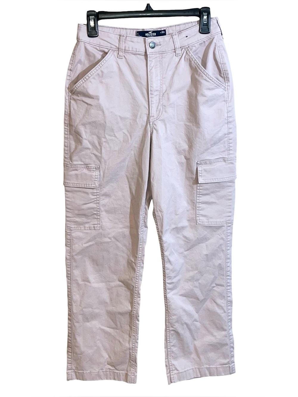 Hollister Ultra High-Rise Dad Cargo Pants Women’s 2S/26S Pink 27x28